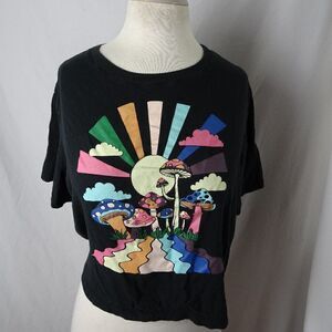 Self Esteem Mushrooms Crop Top Size L